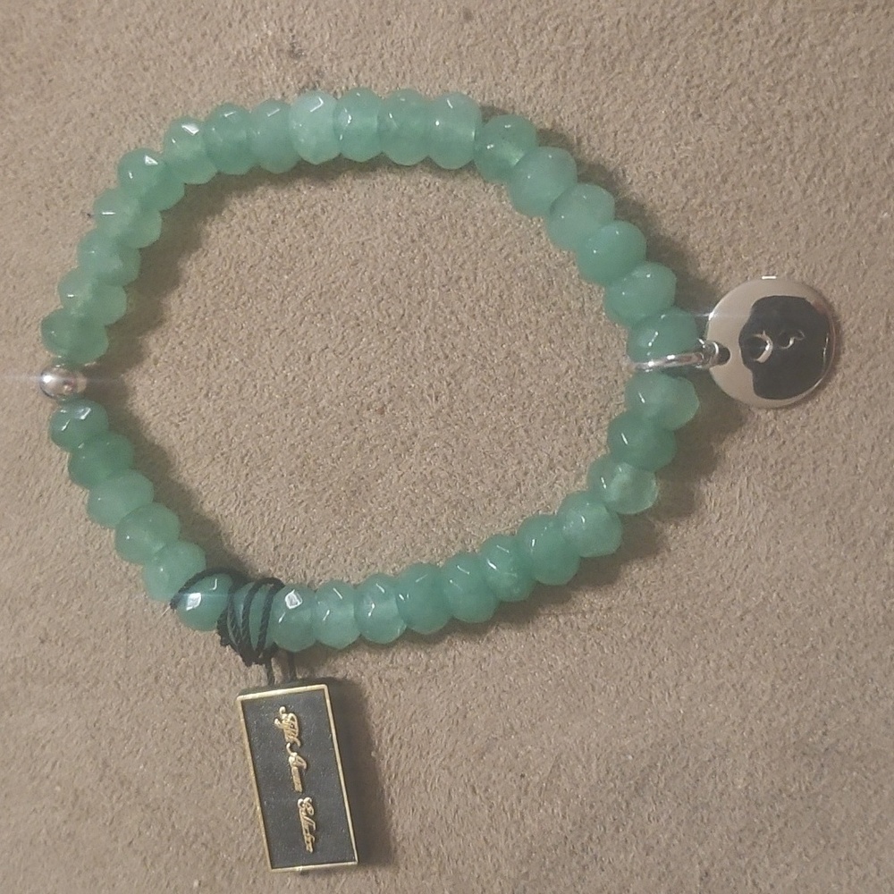 Green Aventurine Mental Health Bracelet 7.5"